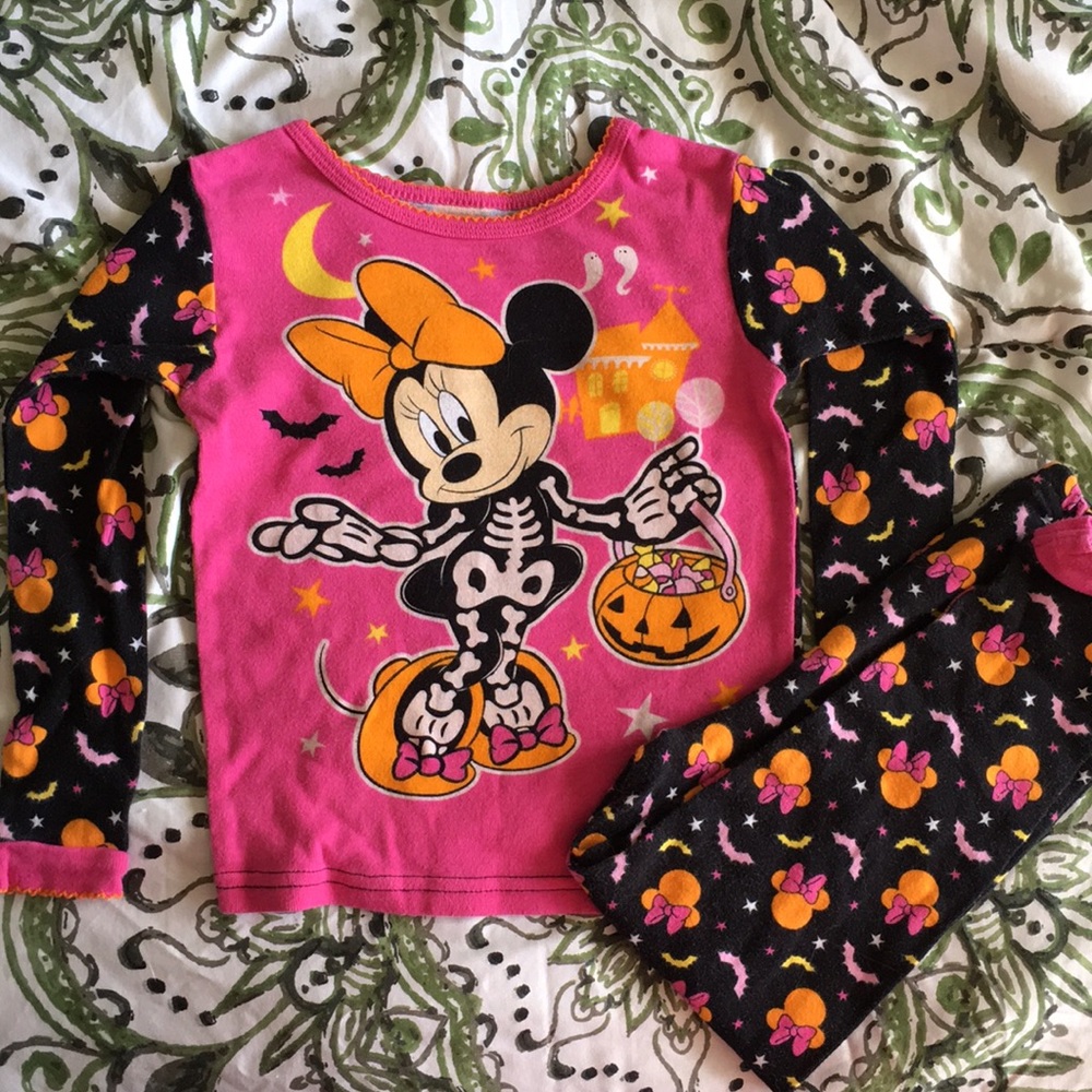 Minnie Mouse Halloween Pajamas 5t